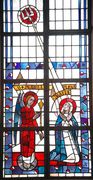 Verkündigungsfenster aus der Kirche St. Lambertus